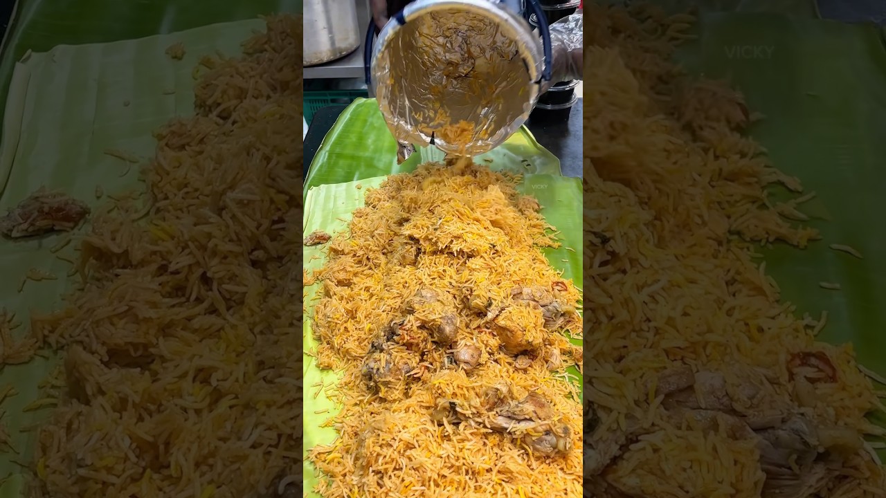 Ultimate Biryani Feast with Flavorful Sides and Tandoori Chicken! #shorts