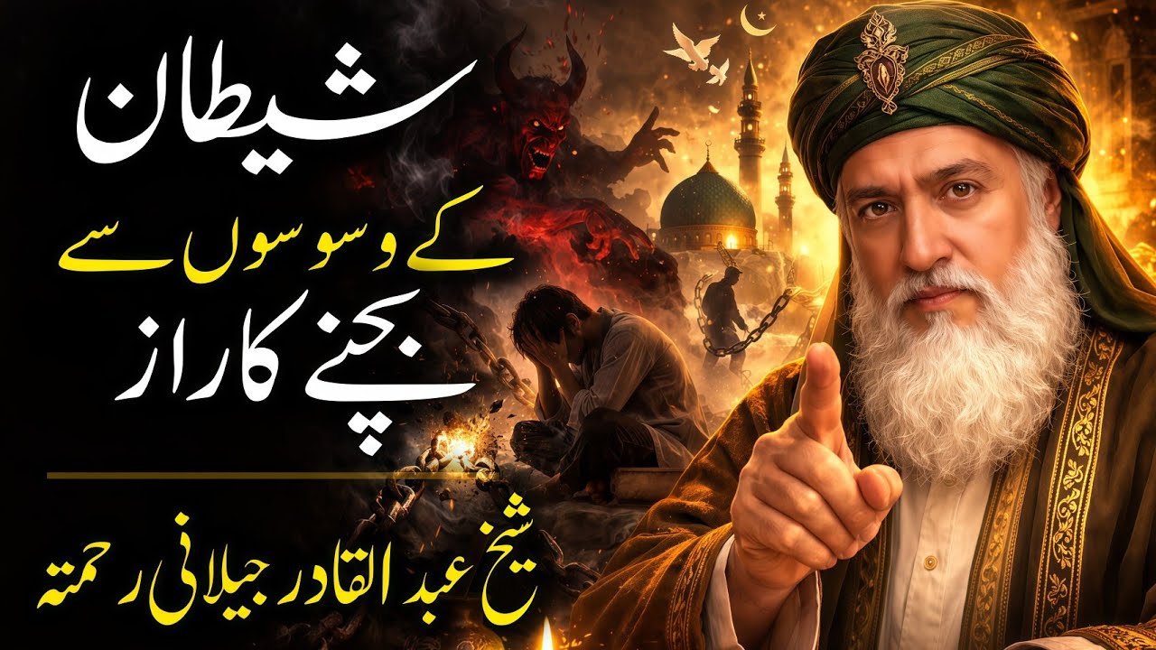 Shaitan Ke Waswason Se Bachne Ka Tareeqa | Sheikh Abdul Qadir Jeelani Ki Roohani Naseehat