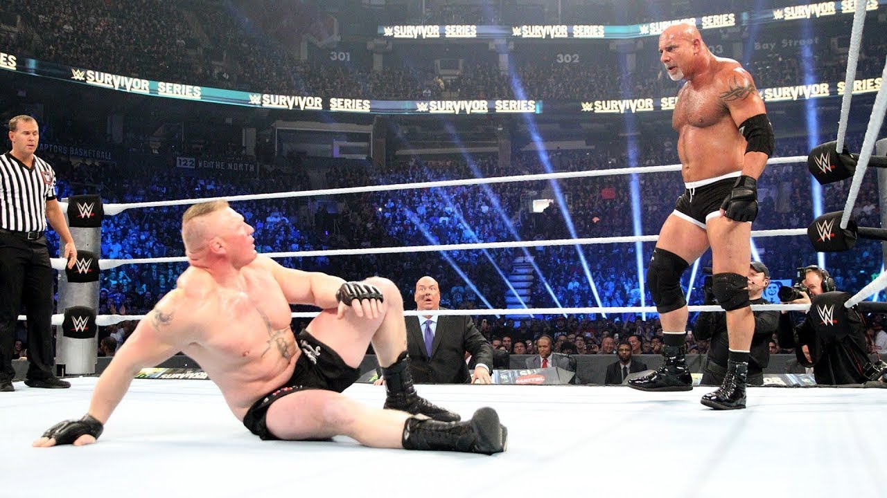 EPIC Showdown: Brock Lesnar vs Goldberg - Full WWE Match HD (Unbelievable Moments!)