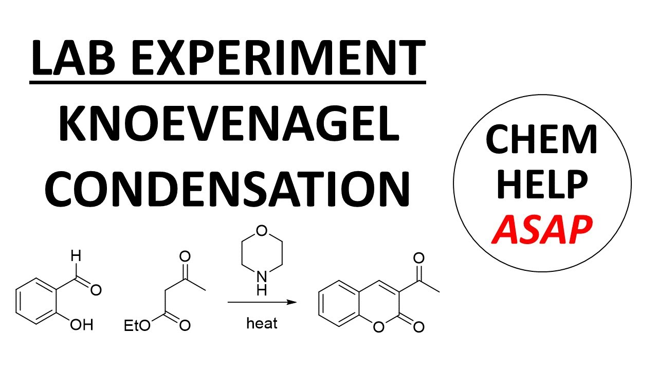 Knoevenagel condensation to make a coumarin - laboratory experiment