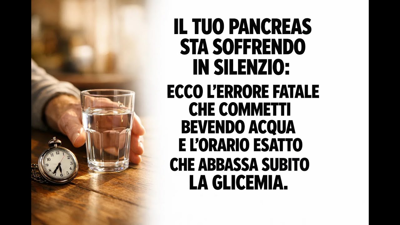 Abbassa subito la glicemia bevendo in questo momento preciso: il segreto medico che salva la vita