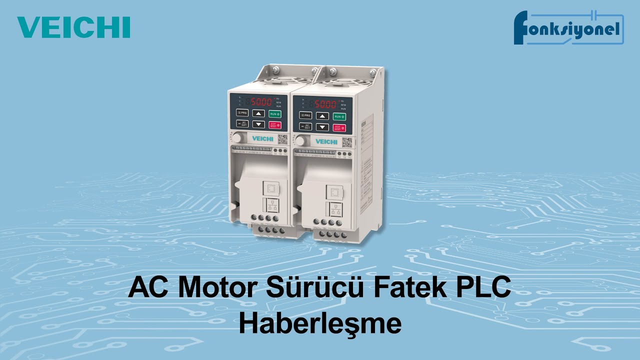 AC10 AC Motor Sürücü Fatek PLC Haberleşme