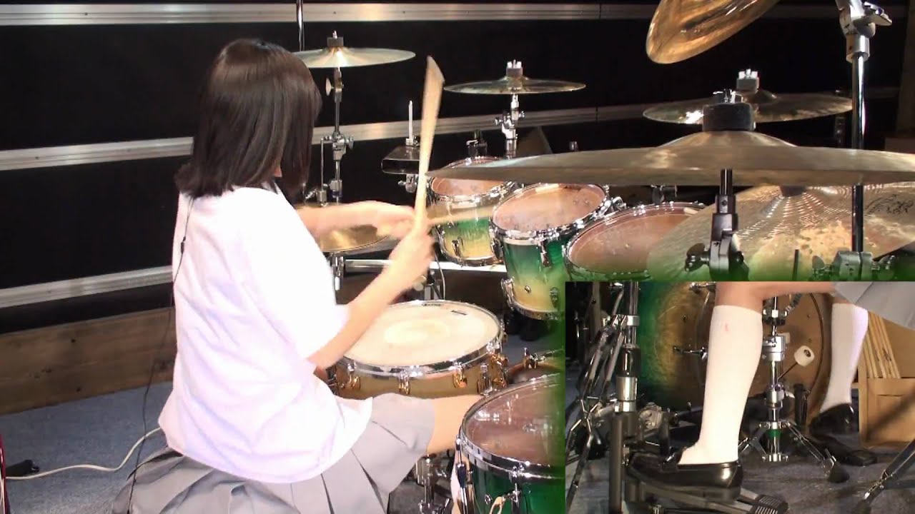 けいおん！K-ON! 田井中律　Girly Storm 疾走 Stick　叩いてみた