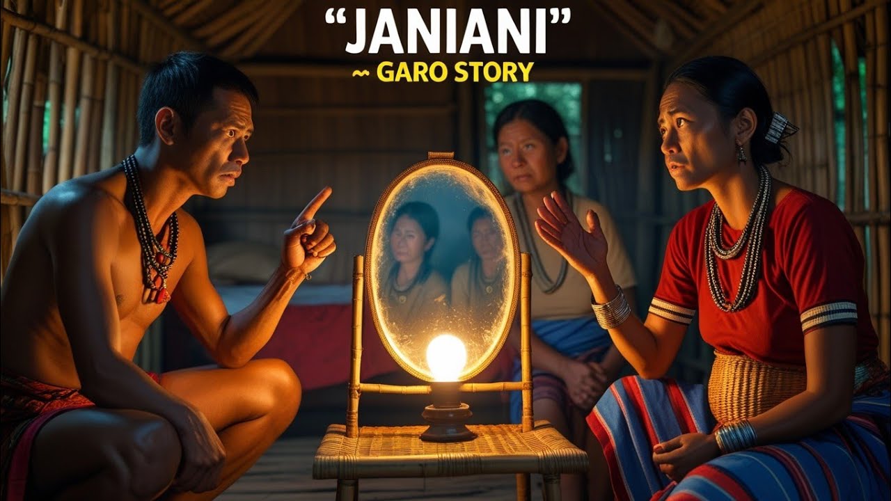 “JANIANI | The Mirror of Truth | Garo Folktale 🌿”