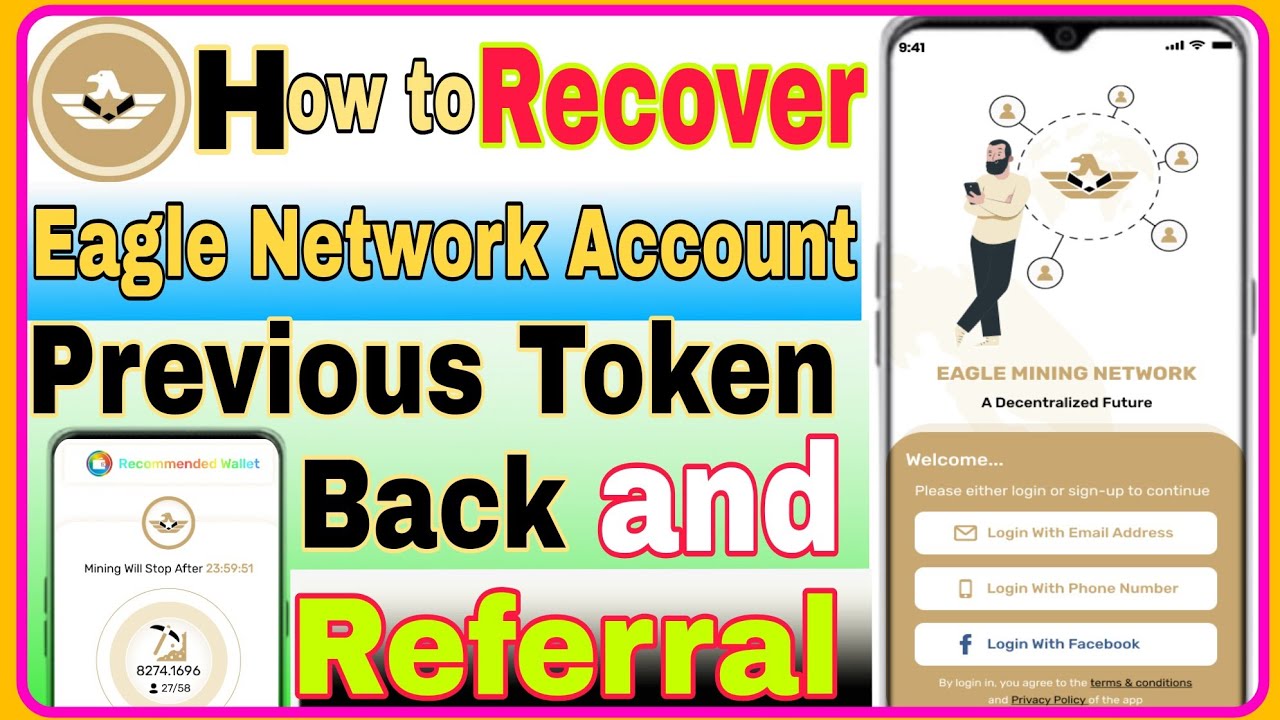 How to Recover Eagle Network Account || Eagle Network Account Recovery Process || Referral Coin back