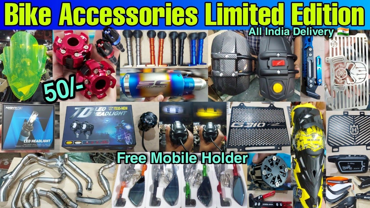 Sports Bike Accessories Limited Edition | Dominar, Ninja, Pulsar, KTM, R1, RR, Ducati, BMW, Harley