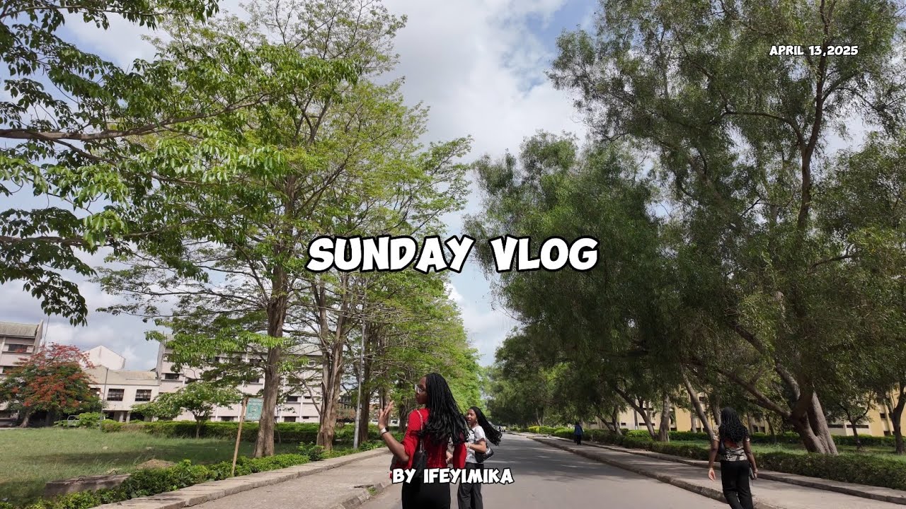 A Sunday in my life as a Covenant University student | Filmed on the DJI Osmo pocket 3