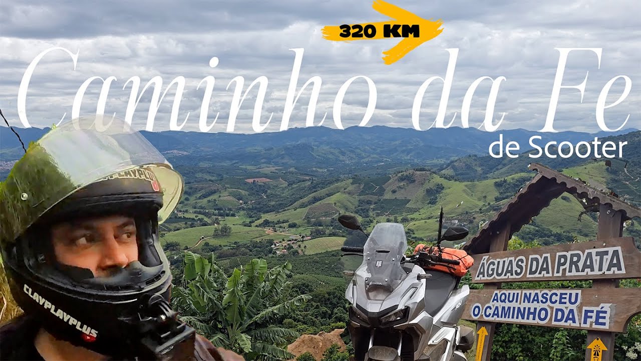 Caminho da Fe de scooter - Parte 01
