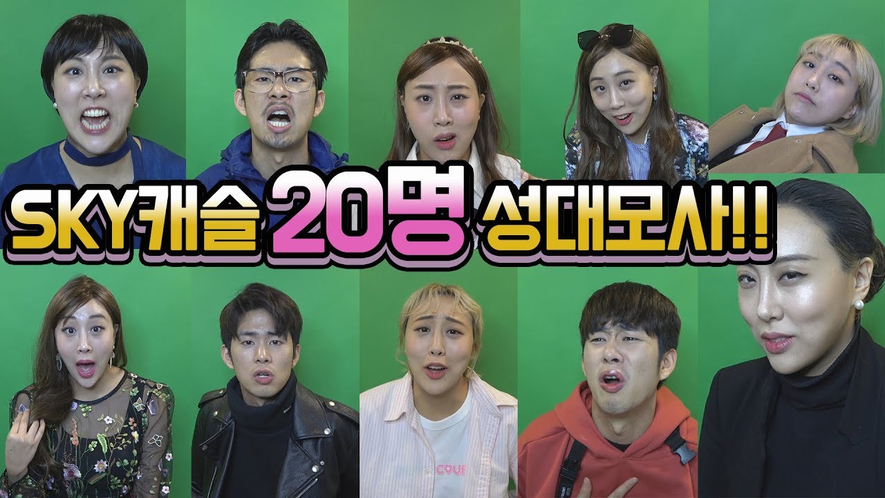 ENG)약빨고만든 스카이캐슬 20명 성대모사!!!주조연 싹다 총출동!! 개미친 싱크로율ㄷㄷㄷ! [엔조이커플 enjoycouple]