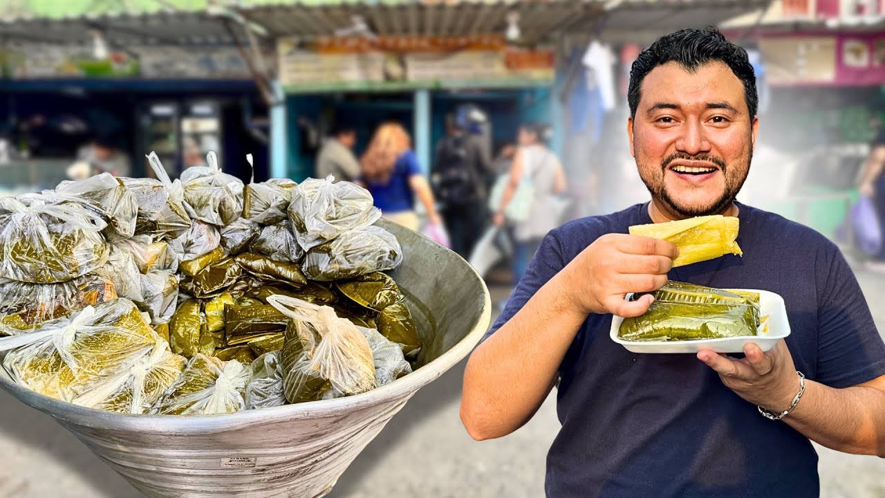LOS TAMALES MÁS BARATOS del CENTRO DE SAN SALVADOR | Muy sabrosos