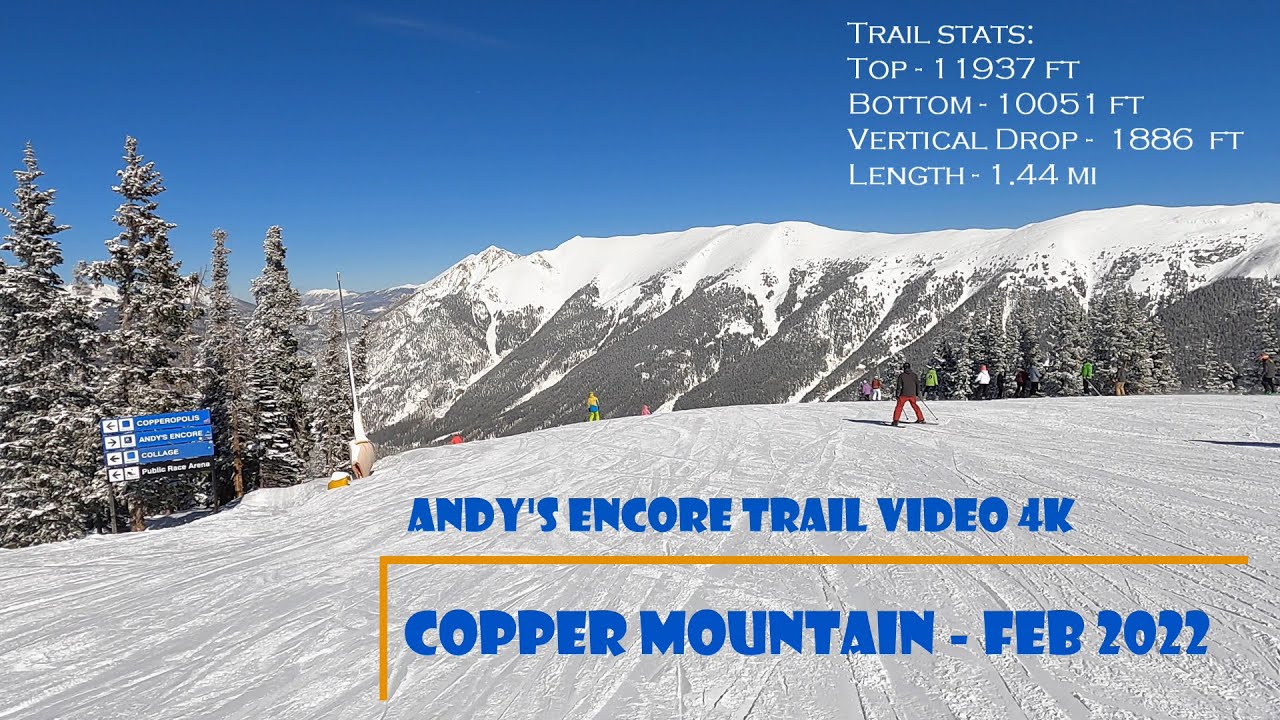 Experience Andy’s Encore 🔷️ – Epic Blue Trail at Copper Mountain (4K)