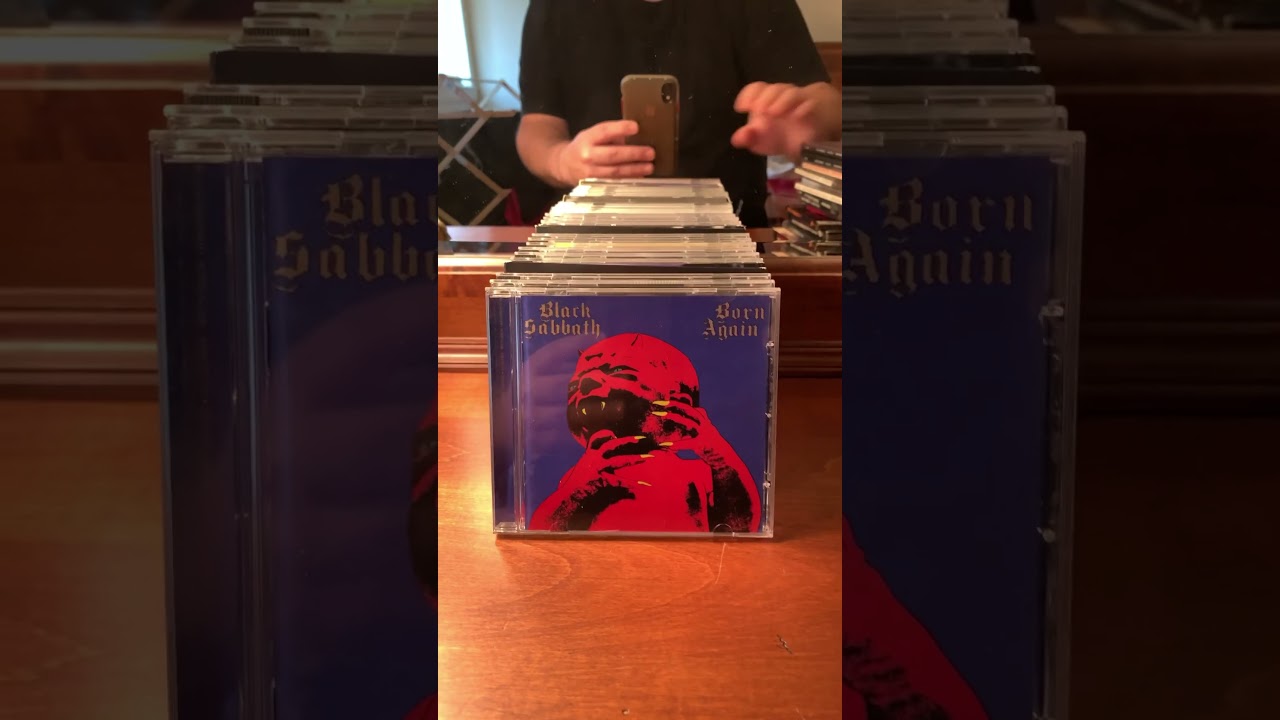 Black Sabbath CD Collection #shorts #blacksabbath #cd #compactdisc