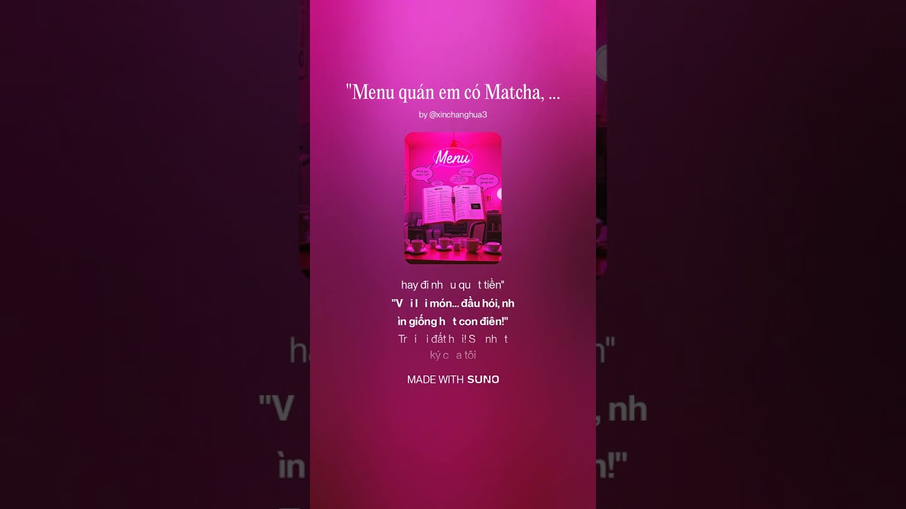 THỰC ĐƠN... HAY LÀ THỰC SỰ?