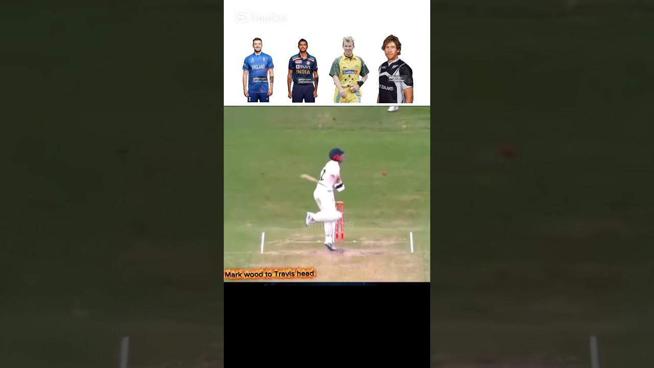 Top 4 Dangerous🤯Breamers in Cricket Ever!😳Wood🆚Saini🆚Brett Lee🆚Oram #shorts #cricket