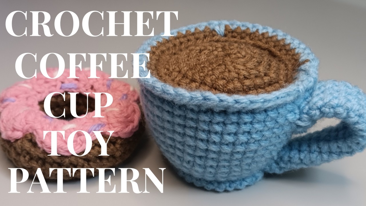 How to Crochet a Coffee Cup Toy ☕ | Part 2: Handle & Finishing | Beginner Friendly