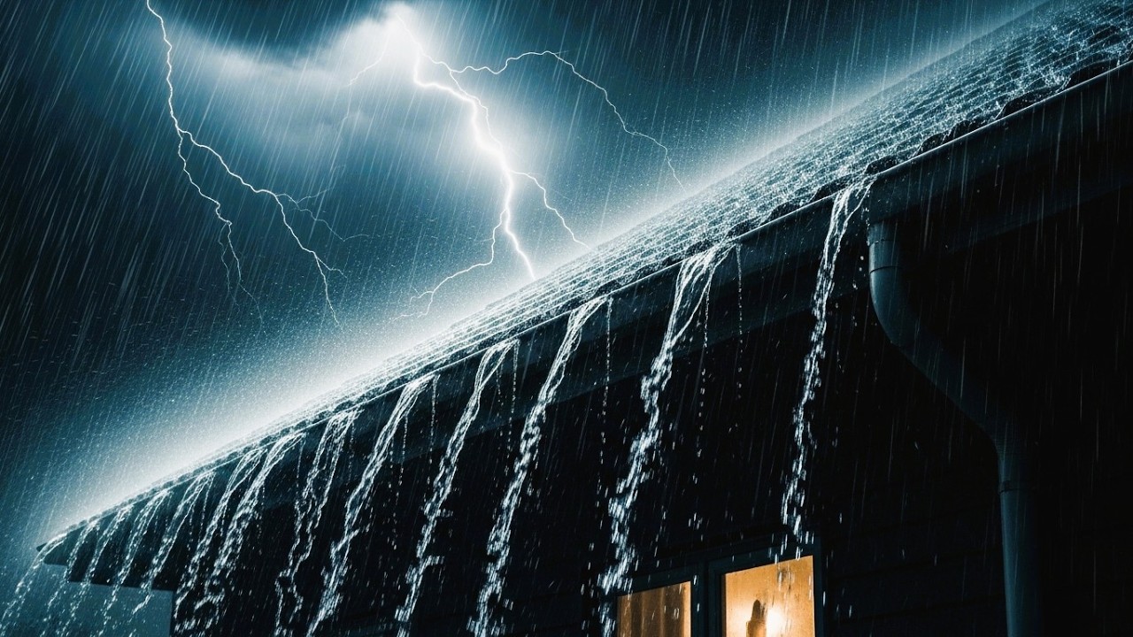 Midnight Forest Rainstorm on Metal Roof 🌲 Sleep Sounds for Lifelong Insomnia