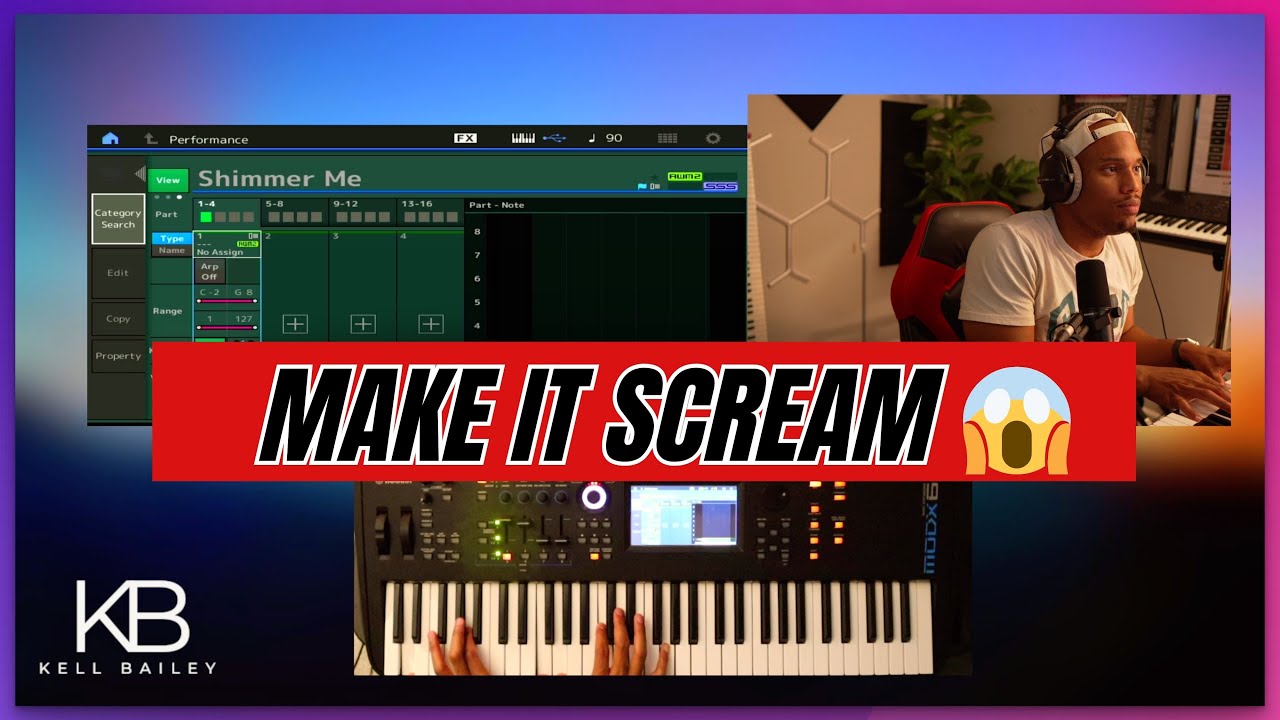 Yamaha Modx + Montage Adding the EPIC MODWHEEL (GOSPEL synth WIGGLE)