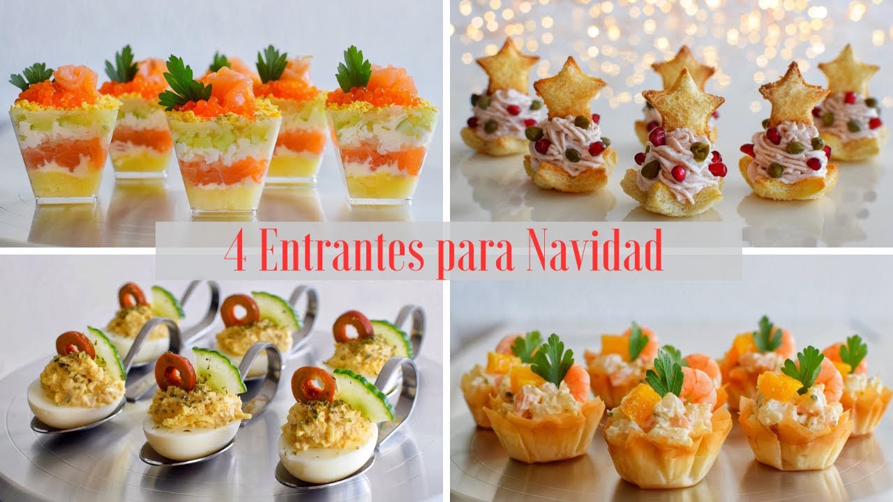 🎄4 простые и элегантные рождественские закуски ✨ | Закуски, которые впечатляют | DarixLAB