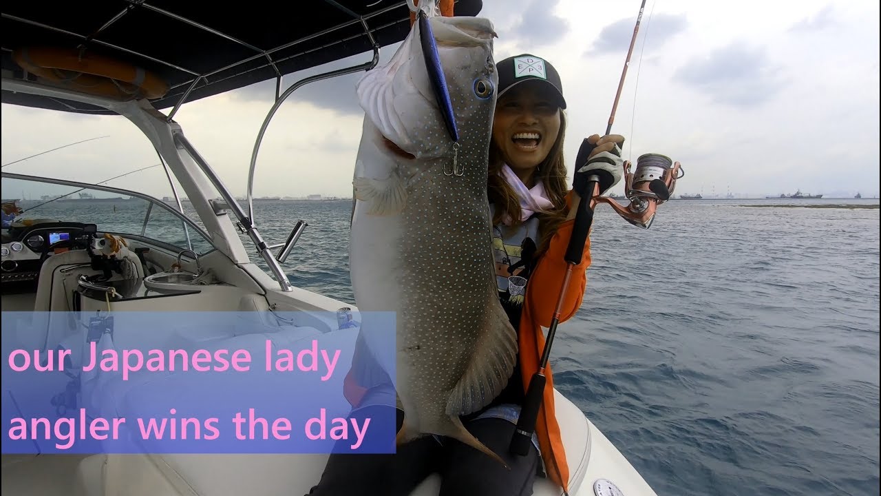 Japanese lady angler and her awesome coral trout!!