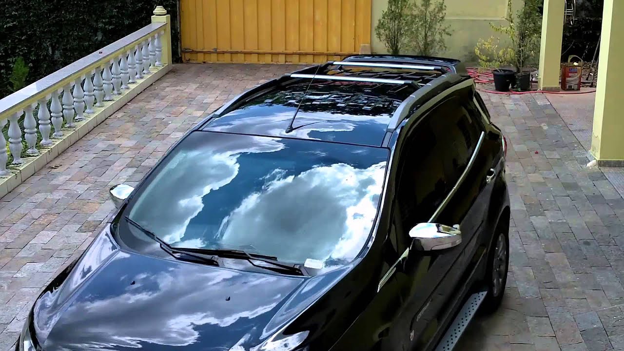 Nova ECOSPORT antes e depois de todos os seus ACESSÓRIOS INSTALADOS