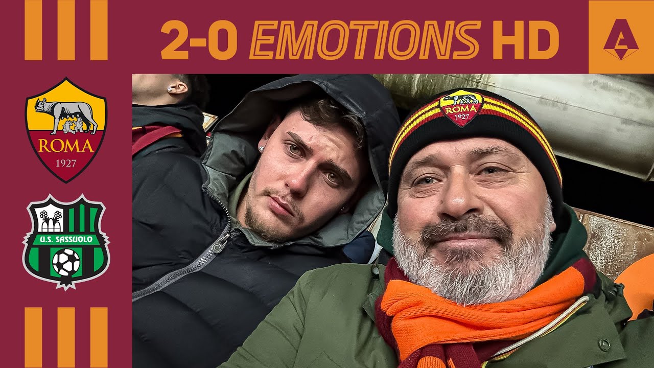 ROMA-SASSUOLO 2-0 | EMOTIONS dall'OLIMPICO | HD