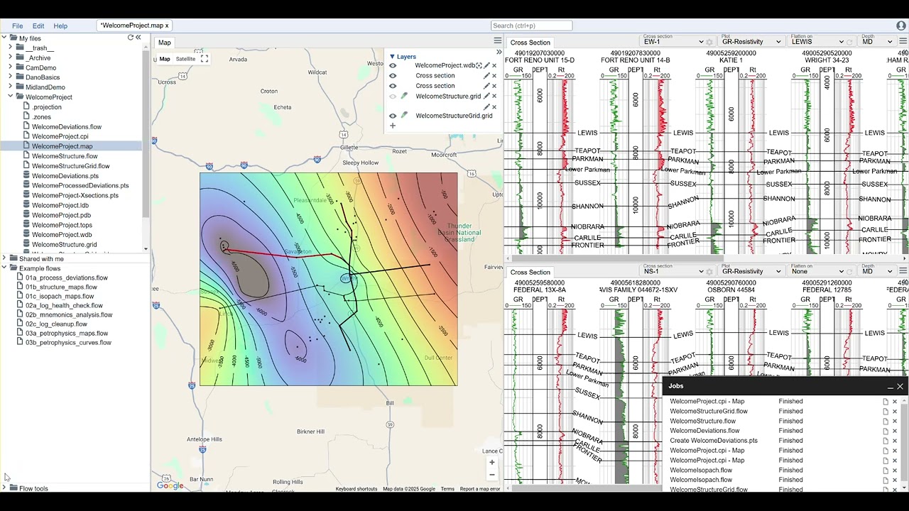 Isopach maps in Danomics