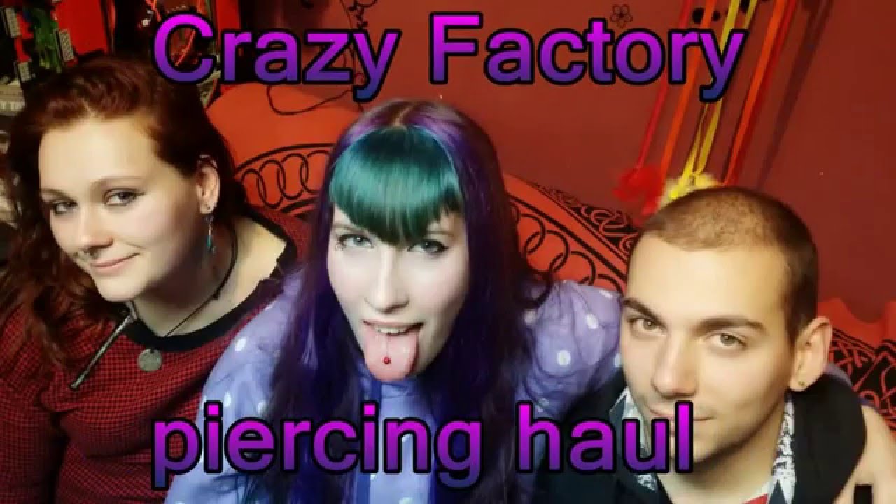 CRAZY FACTORY piercing haul tutto quello che abbiamo acquistato