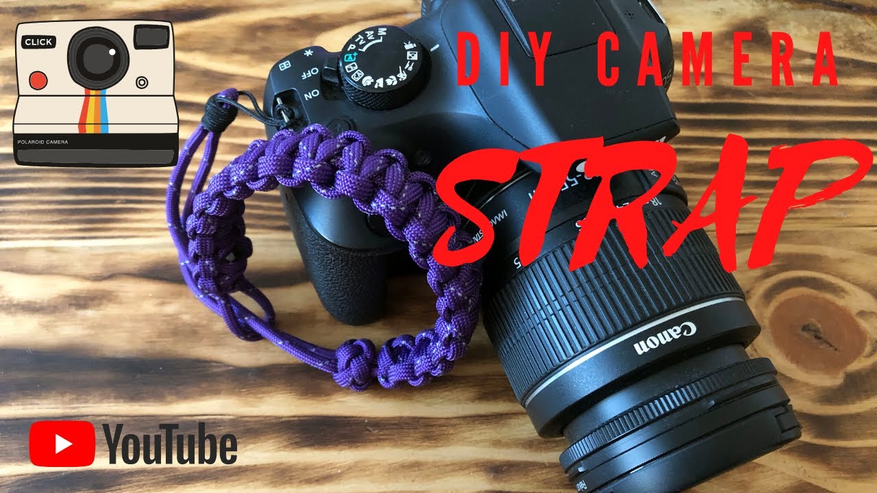 DIY Camera strap, как сделать ремень для камеры