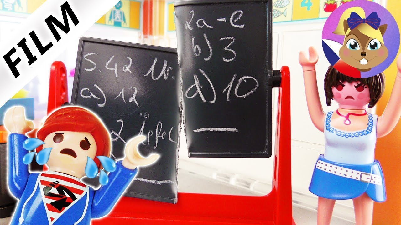 Playmobil příběh | Poškozená tabule | Kdo ničí třídu? | Rodina Dvořákova
