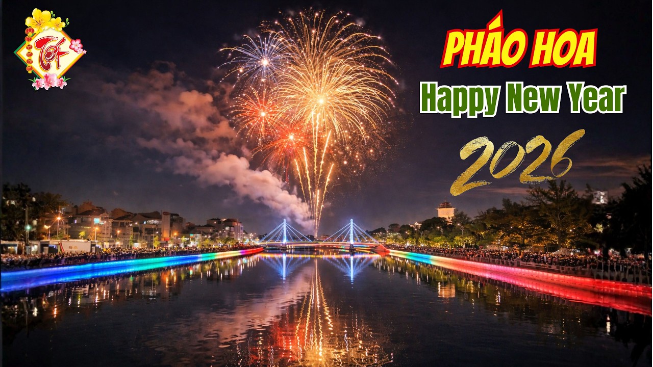 🌟 Màn Trình Diễn Pháo Hoa Đẹp Mắt Chúc Mừng Năm Mới  2026  ❤️  Phan Thiết Phố  🏝