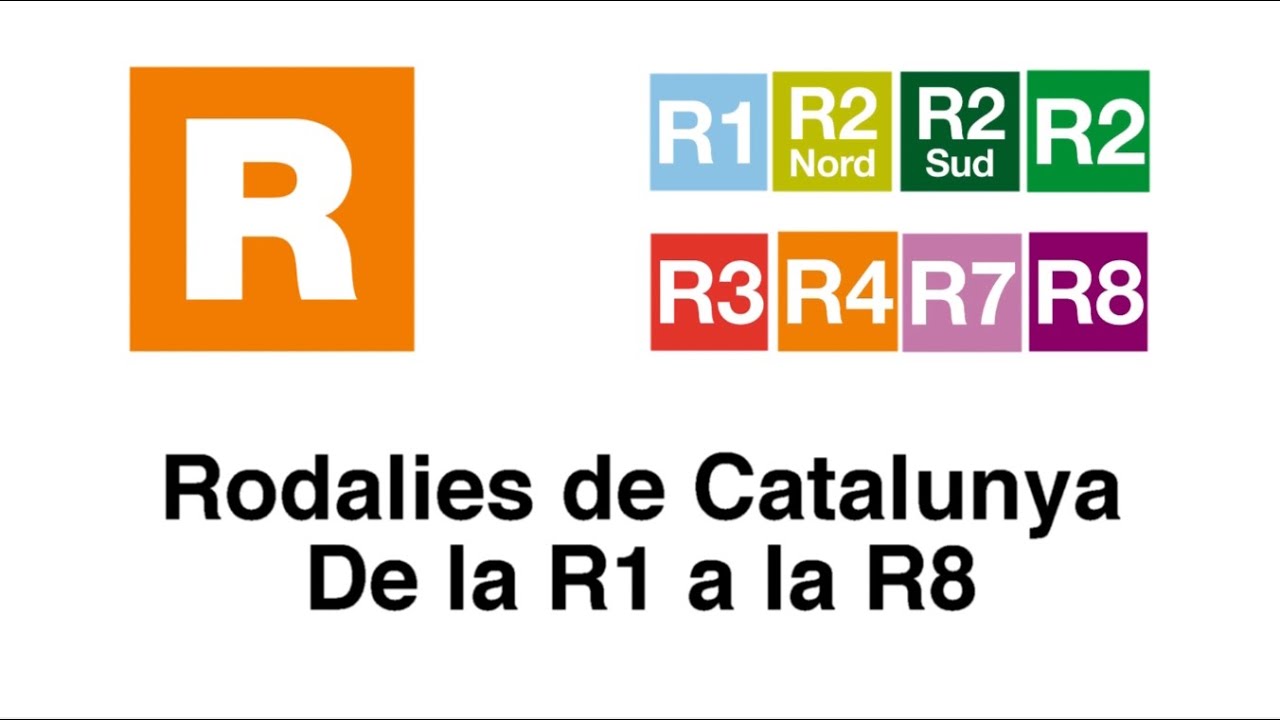 Rodalies de Catalunya: de la R1 a la R8
