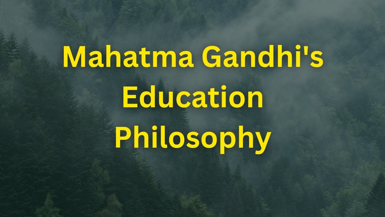 Mahatma Gandhi&rsquo;s educational philosophy|B.Ed,M.Ed|UGC-NET| @09VisionEdu#examlearner