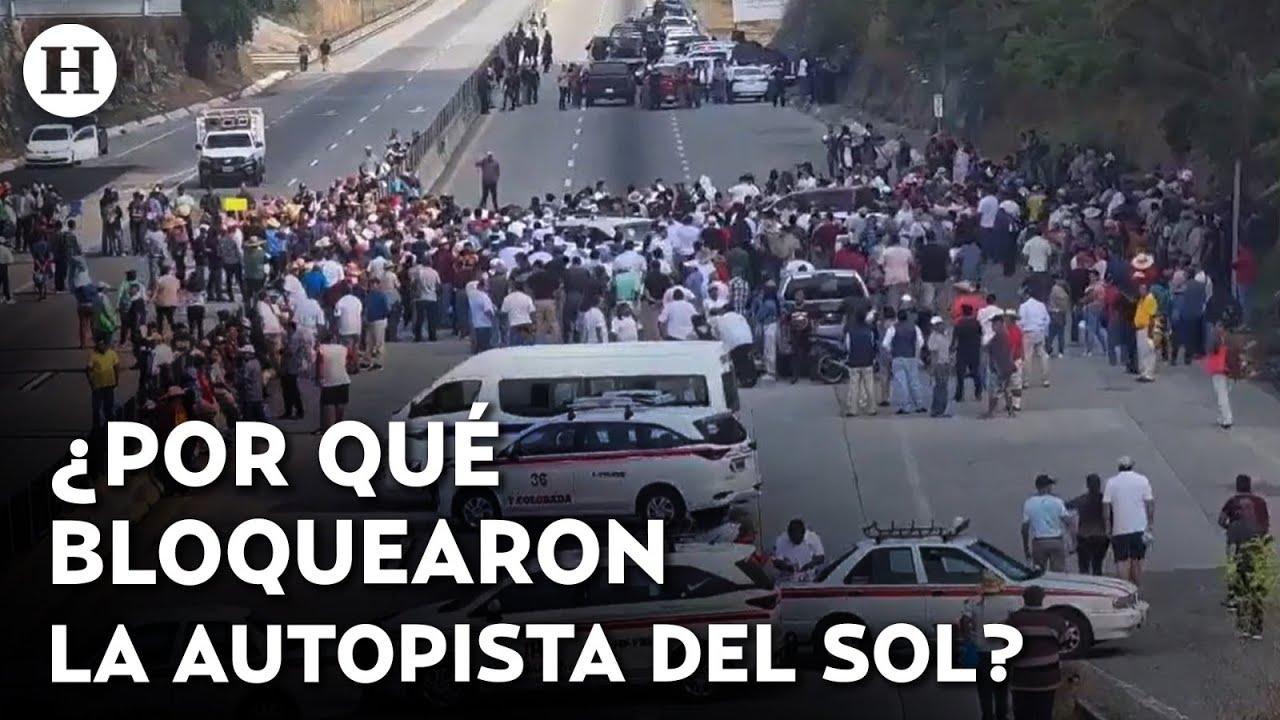 ¡Caos total en Acapulco! Bloqueo en Autopista del Sol deja a turistas atrapados por más de 7 horas