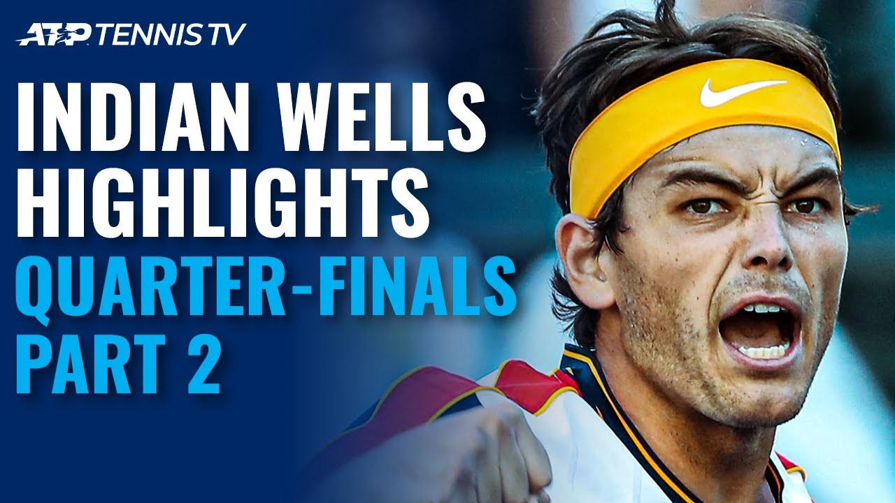 Fritz Battles Zverev; Tsitsipas & Basilashvili Clash | Indian Wells 2021 Quarter-Final Highlights