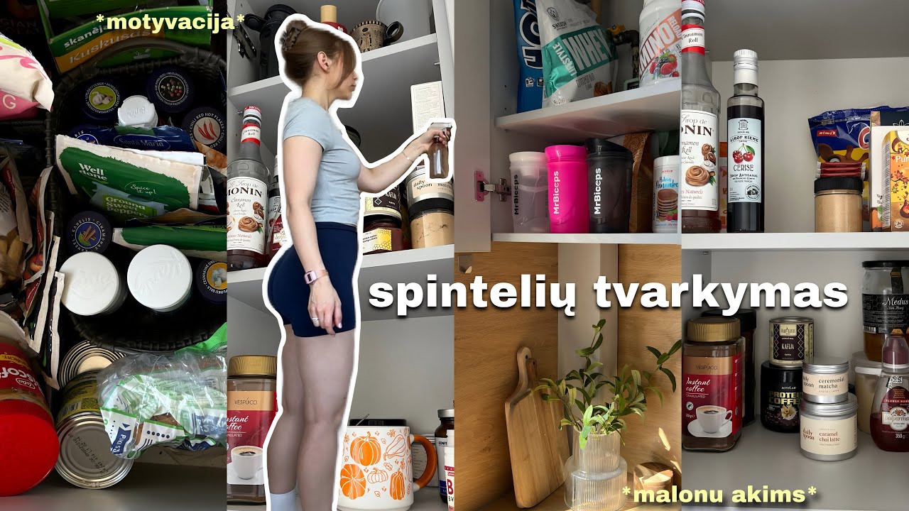 Tvarkos maratonas 1 - tvarkau baisiausias virtuvės spinteles🫧🧽