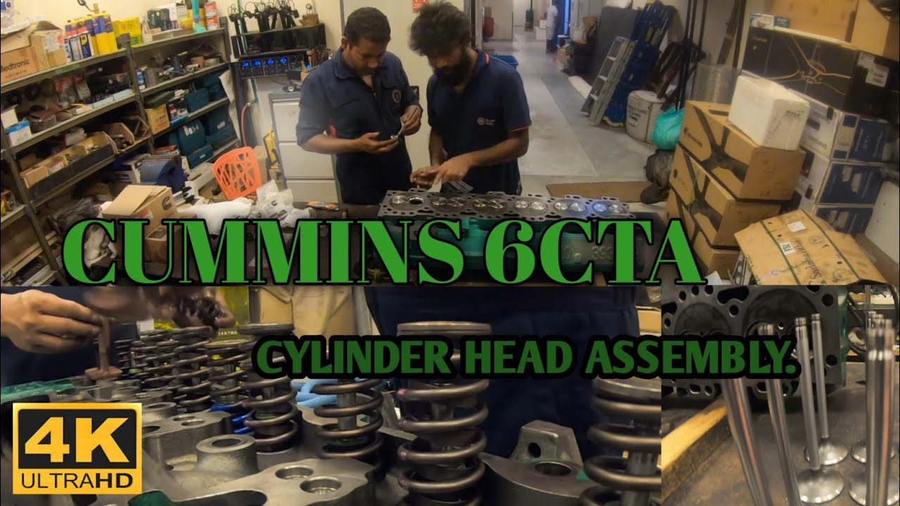 CUMMINS  6CTA 8.3 CYLINDER HEAD ASSEMBLY.