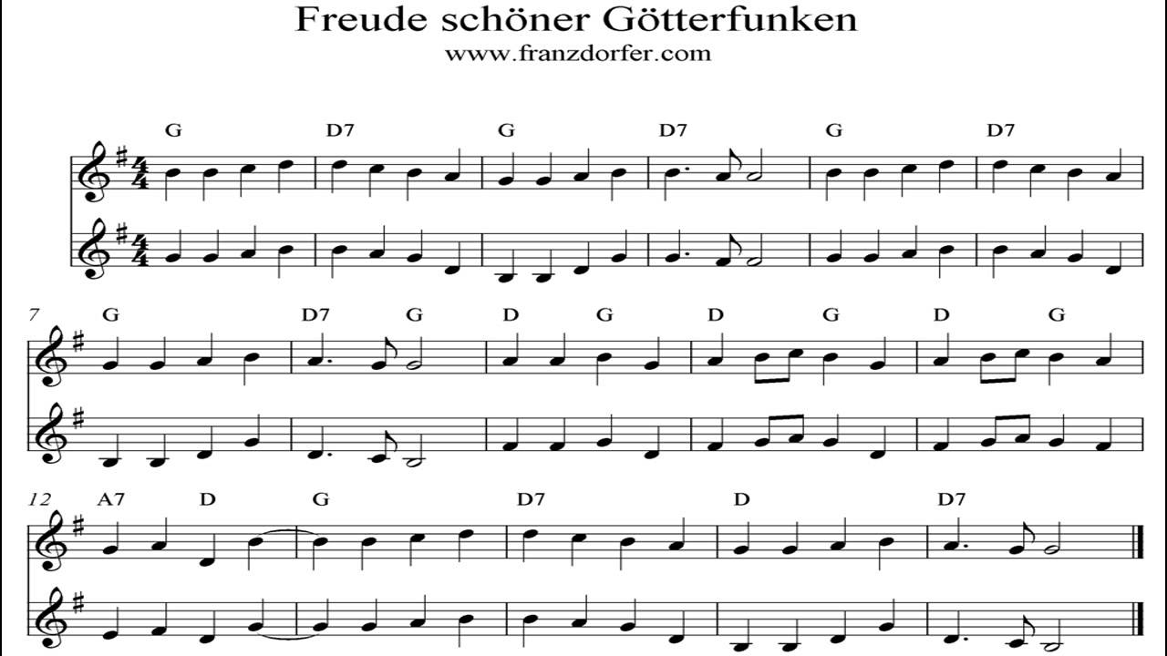 Freude schöner Götterfunken- Europahymne