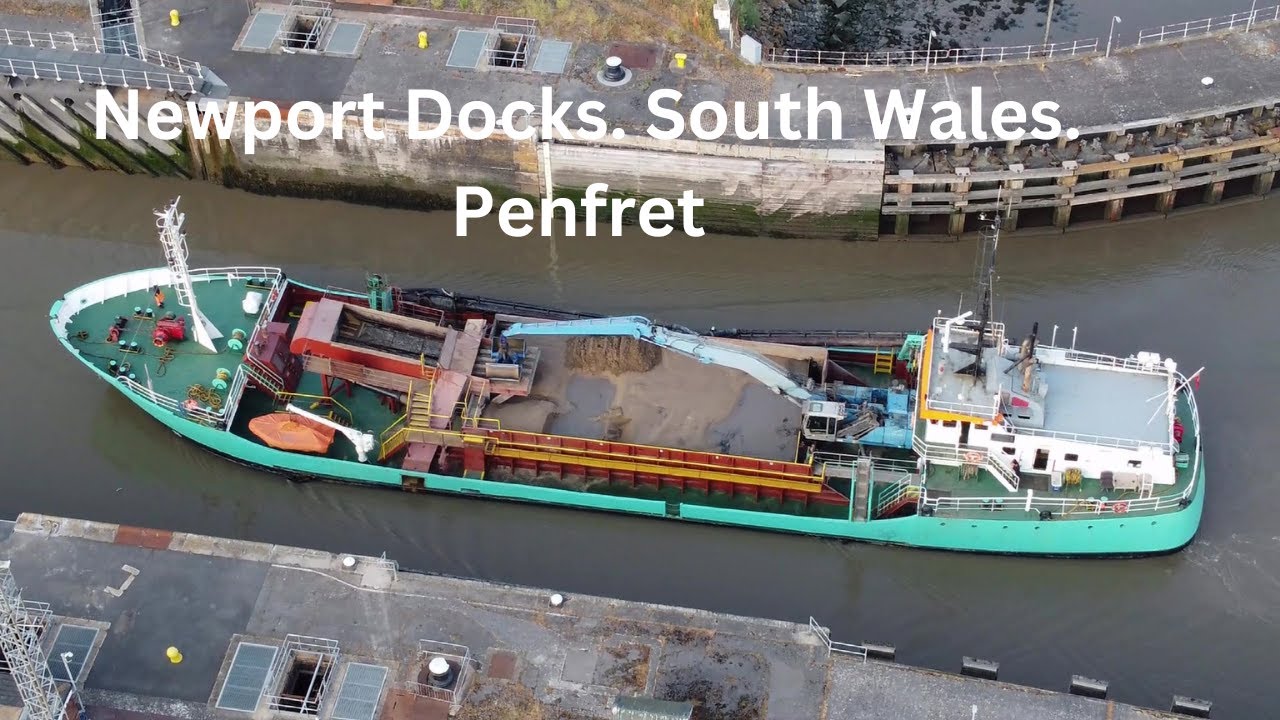 Newport docks. South Wales.