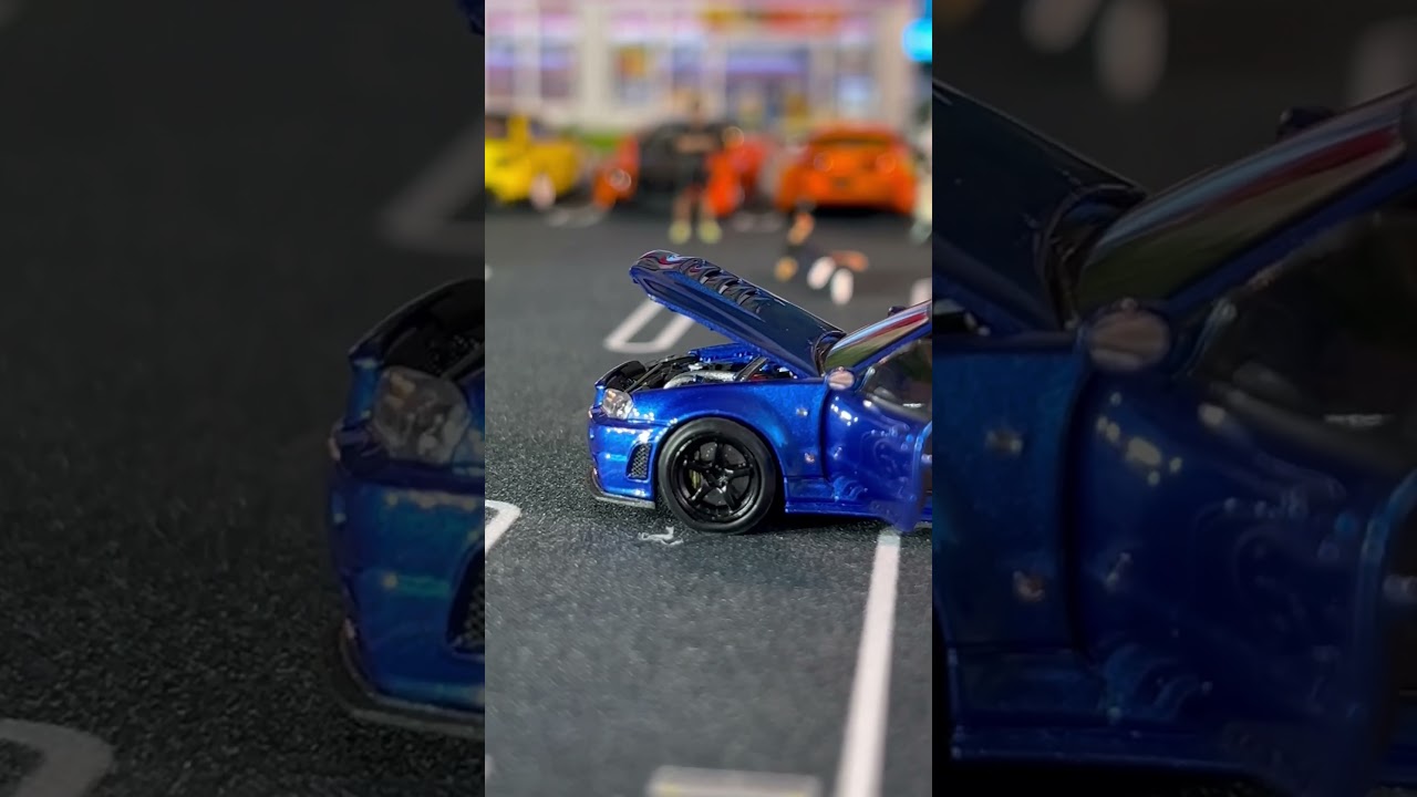 PGM 1/64 Scale $100 Nissan Skyline R34 (Realistic Model) #youtubeshorts #subscribe