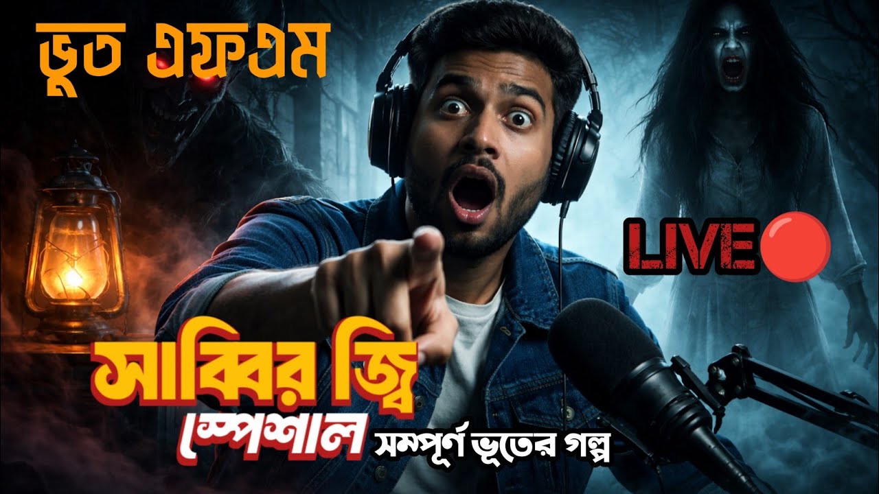 Bhoot FM LIVE 🔴 - সাব্বির জ্বি স্পেশাল  RJ Russell  Sabbir jii Special Story ||