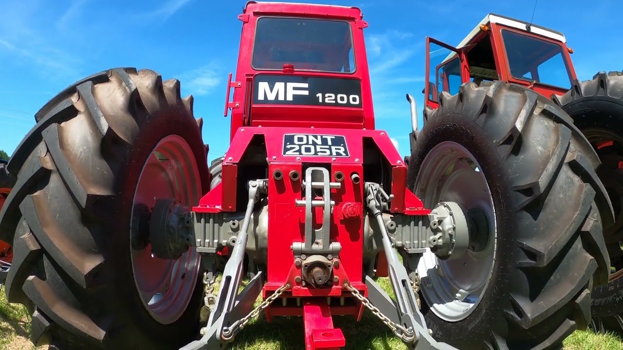 1976 Massey Ferguson 1200 5.8 Litre 6Cyl Diesel Articulated Tractor (105HP) Teme Valley Vintage 2024