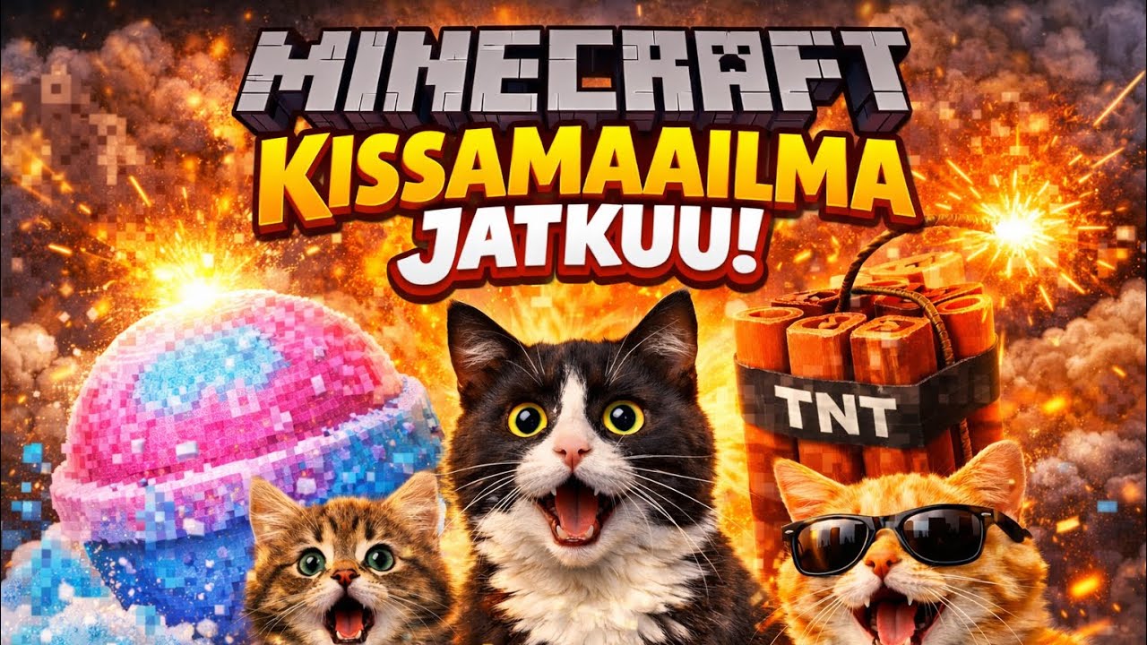 Minecraft KISSAMAAILMA jatkuu😺