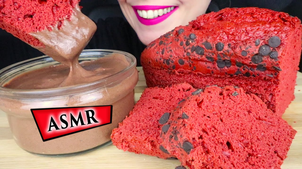 RED VELVET CAKE & CHOCOLATE PUDDING 🍫 | No Talking | ASMR Mukbang - 먹방 | Real Eating Sounds