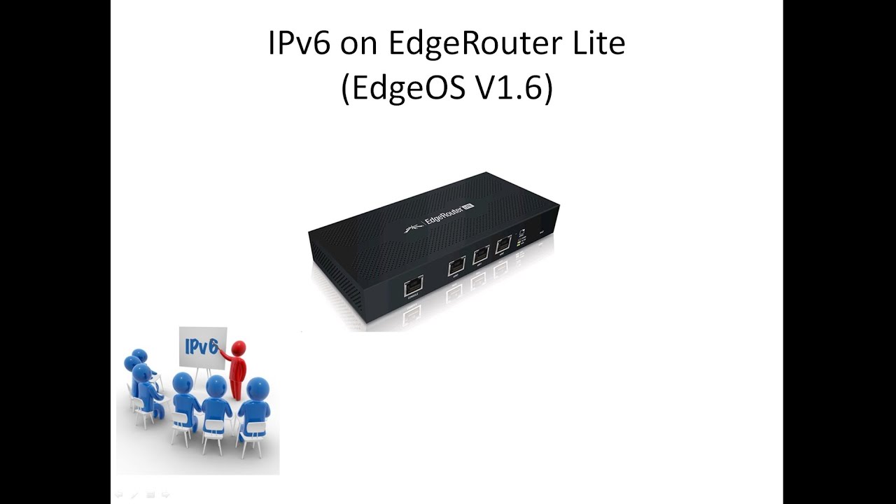 IPv6 On Edge Router Lite (EdgeOS V1.6)
