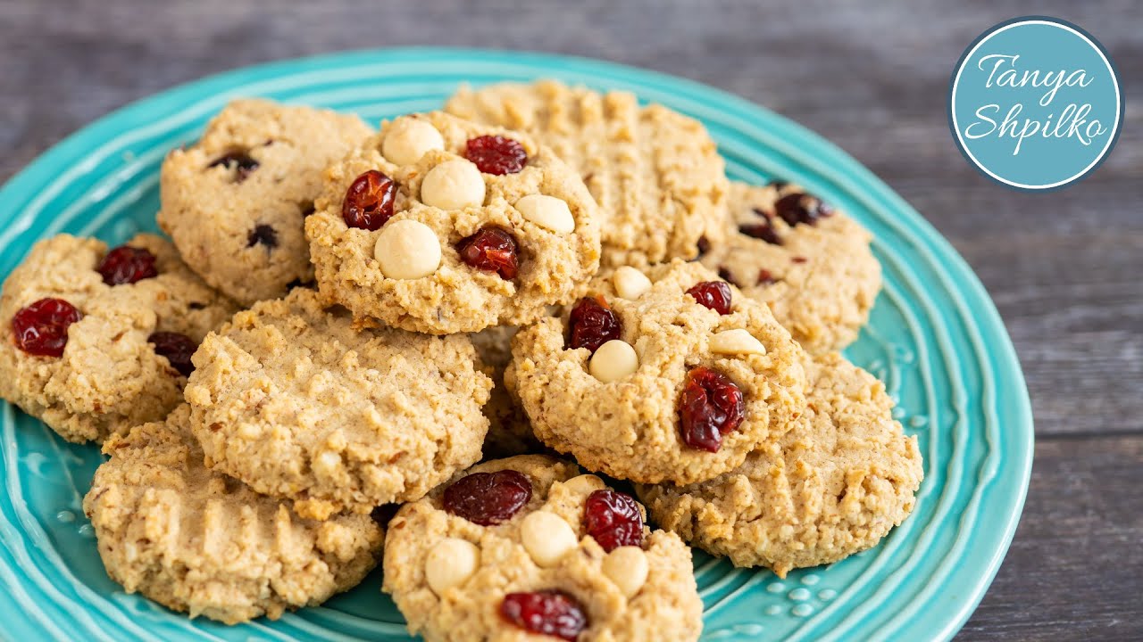 Овсяное Печенье БЕЗ Яиц, Молочных Продуктов, п/Муки |Dairy/Egg – Free Oatmeal Cookies
