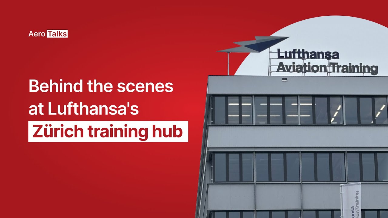 За кулисами тренировочного центра Lufthansa в Цюрихе.