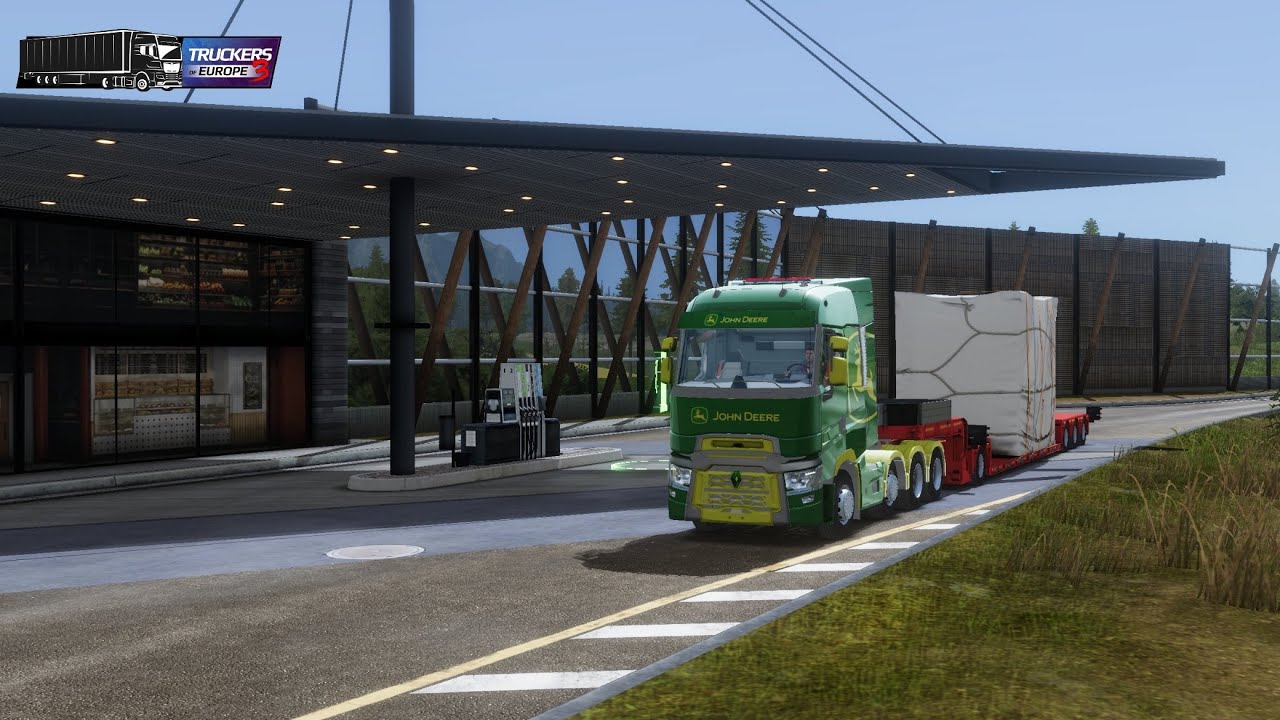 Truckers of Europe 3  Zurich to munich parts transport full speed new truck 