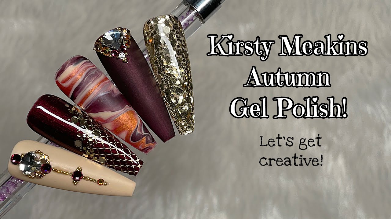Kirsty Meakins Autumn Gel Polish Collection | Gel Polish Nail Art