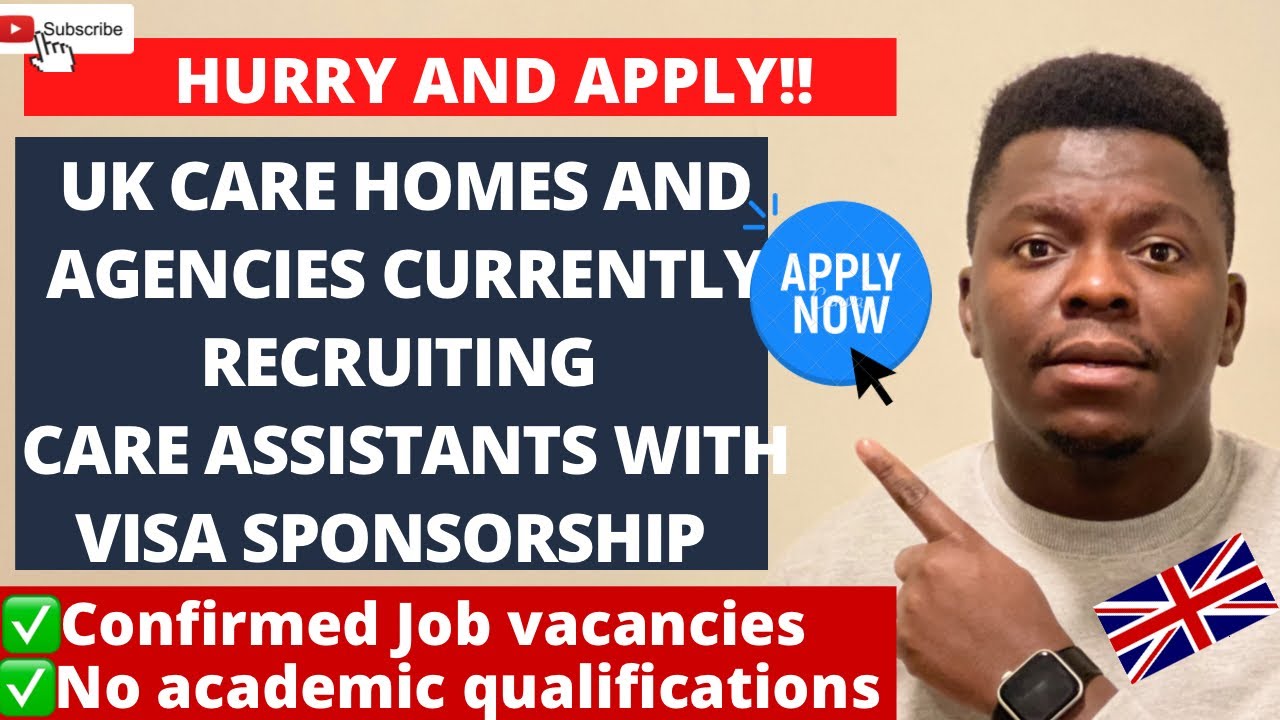 HURRY AND APPLY | UK care homes and agencies recruiting care assistants with Tier2 VISA sponsorship