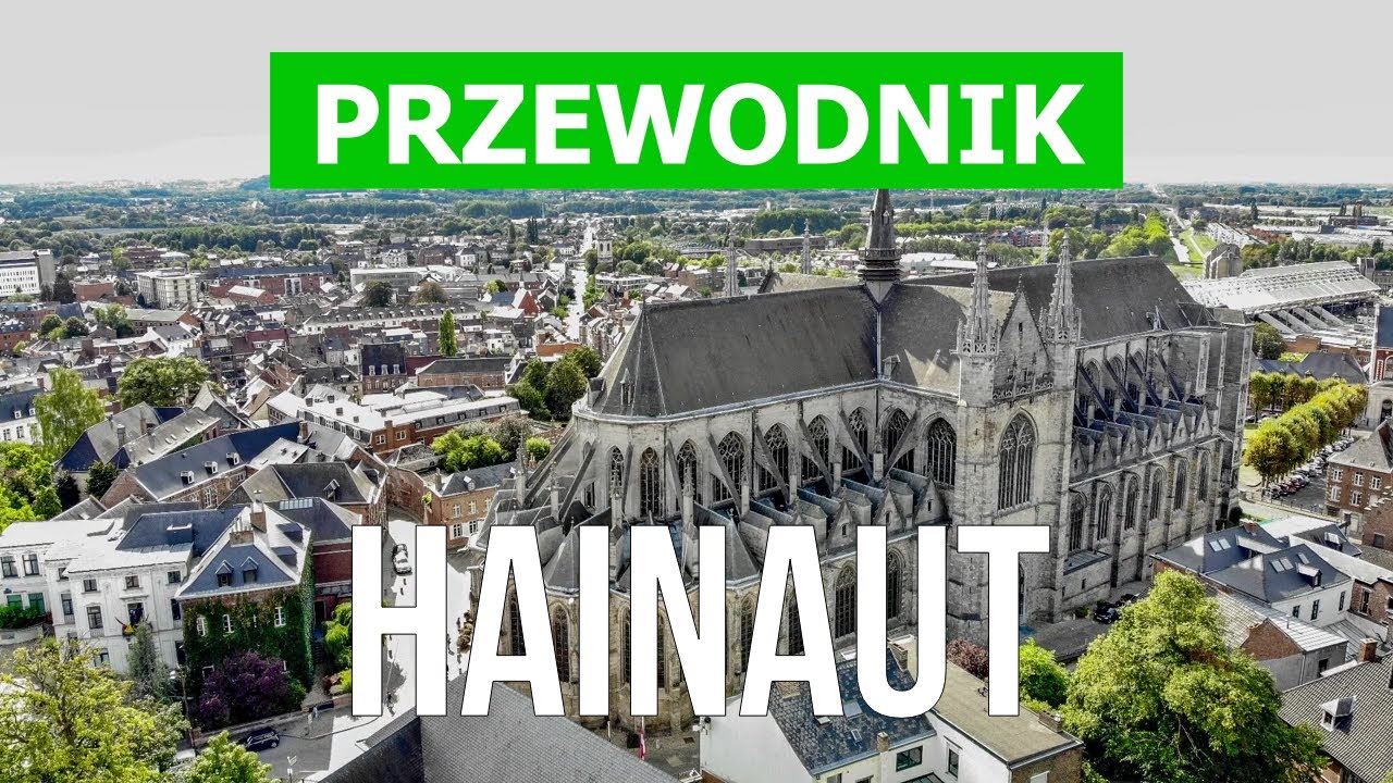 Hainaut, Belgia | Miasto Charleroi, Mons, La Louviere | Dron 4k wideo | Prowincja Hainaut